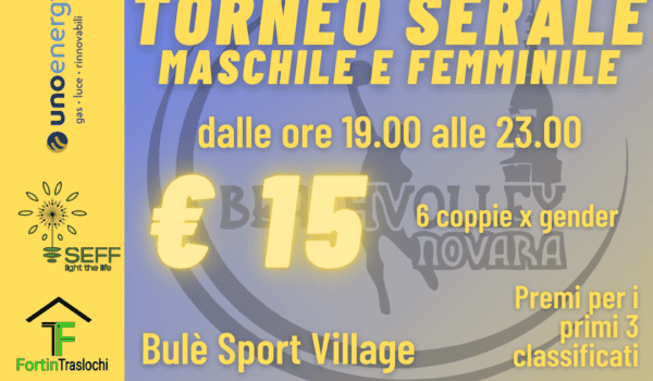 TORNEO SERALE DEL 26 MAGGIO 2023